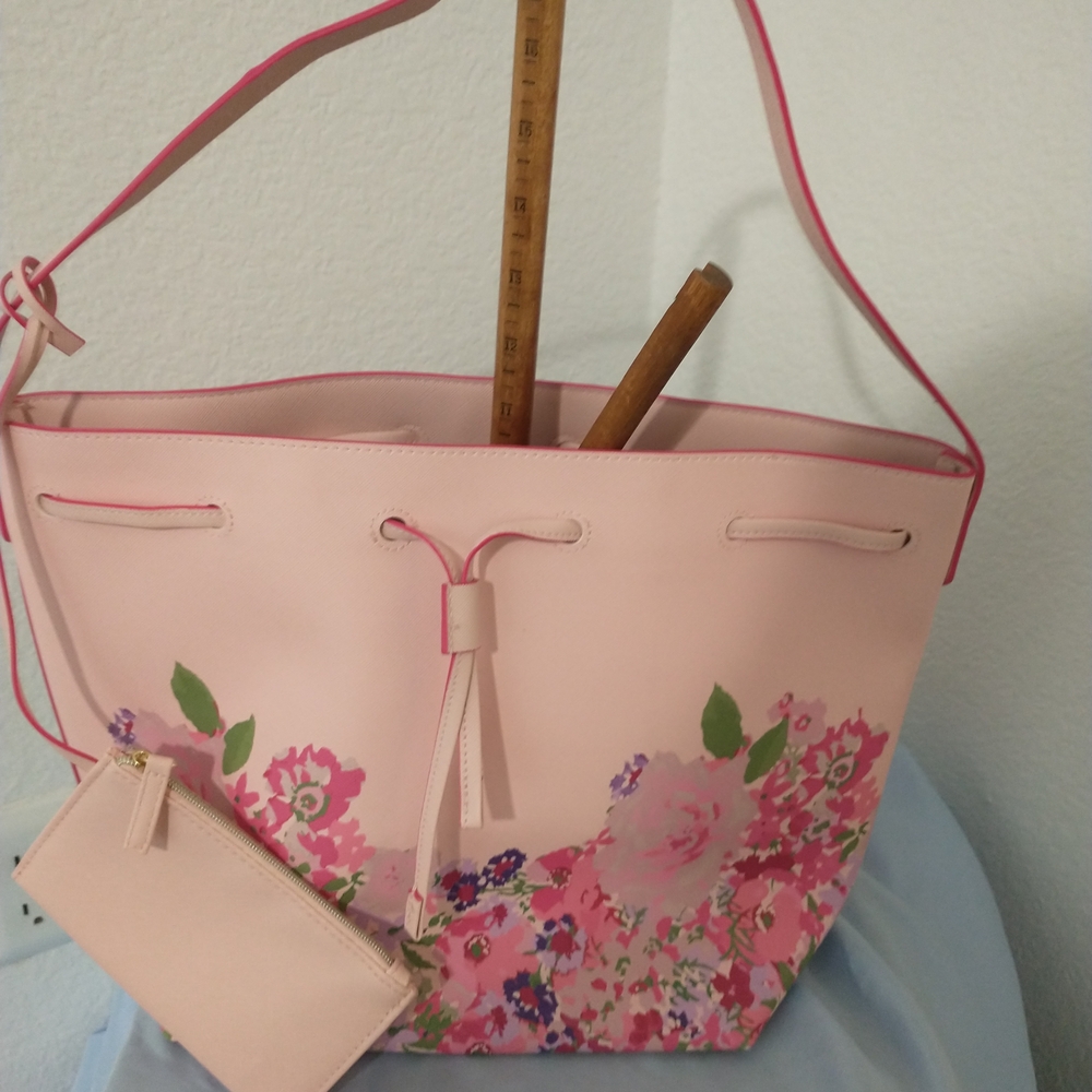 Floral Pink Tote Bag